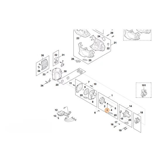 STIHL   Tulejka FA03 608 3800